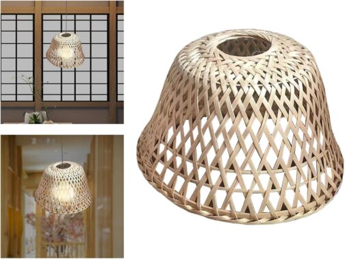 Vintage Bamboo Pendant Light - Image 2