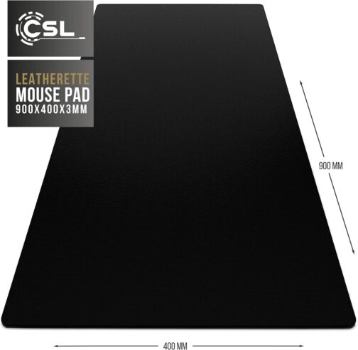 CSL - XXL Leather Look Mouse Mat - Mouse Pad - Image 3