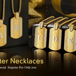 Louisa Secret Men’s Necklaces Initial Letter