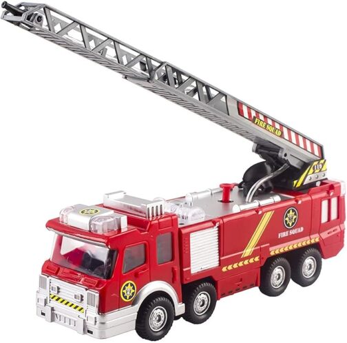 Fire Truck Toy Rescue  with Shooting Water by Vokodo