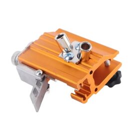 Chainsaw Sharpener,Chainsaw Chain Grinding Mould,Hand Curved Chain Sharpener Aluminum Alloy Portable Chainsaw Grinding Tool,Grinding Stones