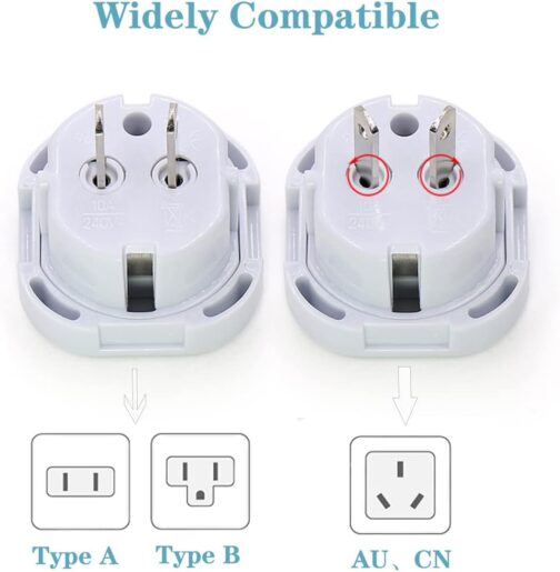 Pack of 5 pcs Plug Adaptor