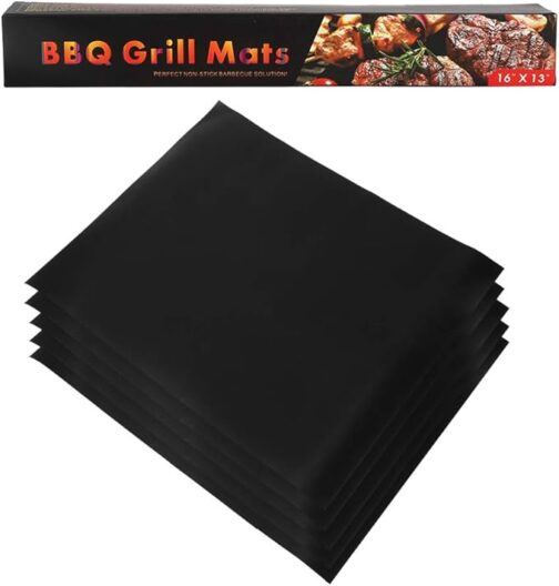 BBQ Grill Matt, Reusable PTFE + Glass Fiber BBQ Pad - Image 3