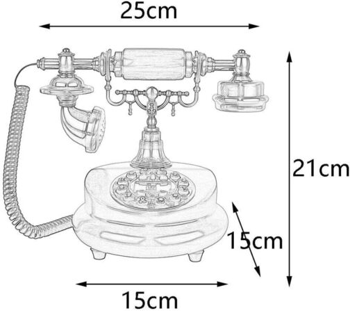 Telephone Retro Resin - Image 4