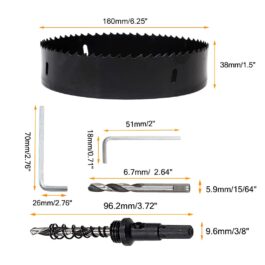 Hole Saw with Hex Shank Drill