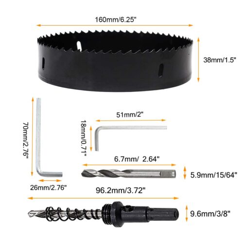 Hole Saw with Hex Shank Drill - Image 2