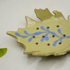 Ceramic Soap Dish Leaf