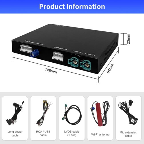 Road Top Wireless Carplay Android Auto Retrofit Kit Decoder - Image 2