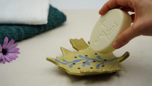 Ceramic Soap Dish Leaf - Image 2