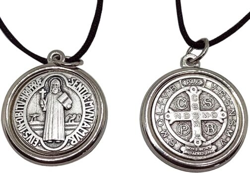 St Saint Benedict Silver