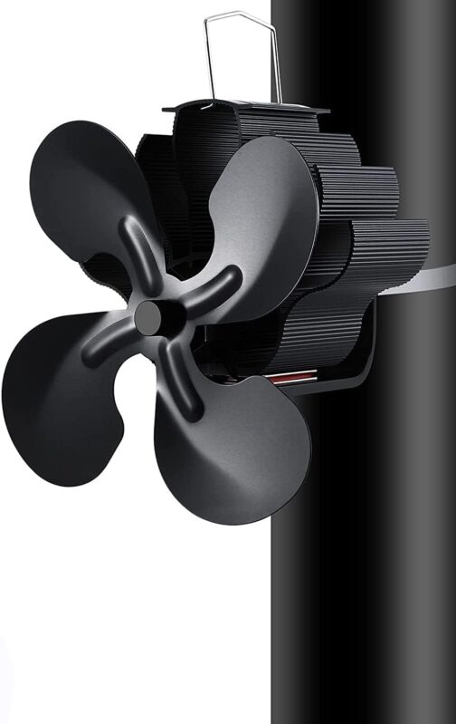 Wood Flue Pipe Stove Fan - Image 5