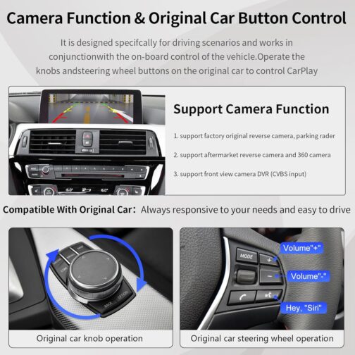 Road Top Wireless Carplay Android Auto Retrofit Kit Decoder - Image 4