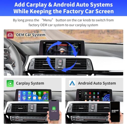 Road Top Wireless Carplay Android Auto Retrofit Kit Decoder - Image 7