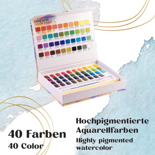 Tritart watercolor paint box set - Image 6