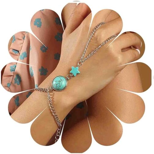 Turquoise Finger Ring - Image 4