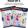 Watercolour Paper Pad, Pack of 2 (66 Sheets) - Image 6