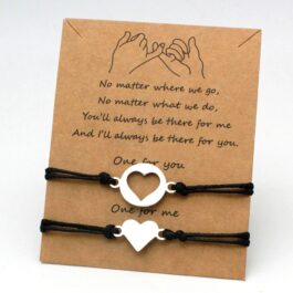 SET-Heart Bracelets