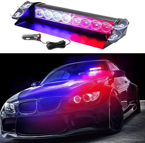 Red and Blue LED Emergency