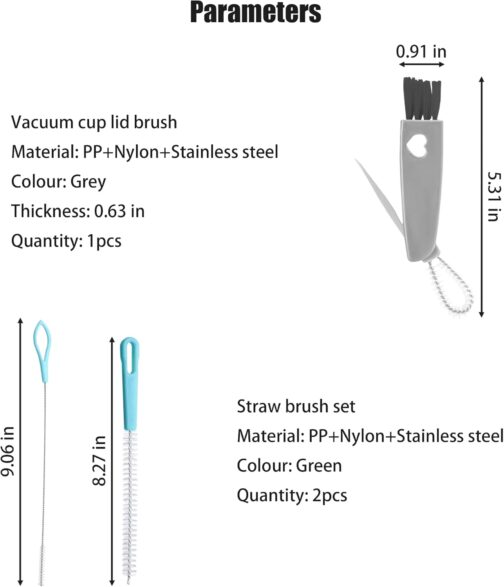 3 in 1 Vacuum Cup Lid Brush - Image 3